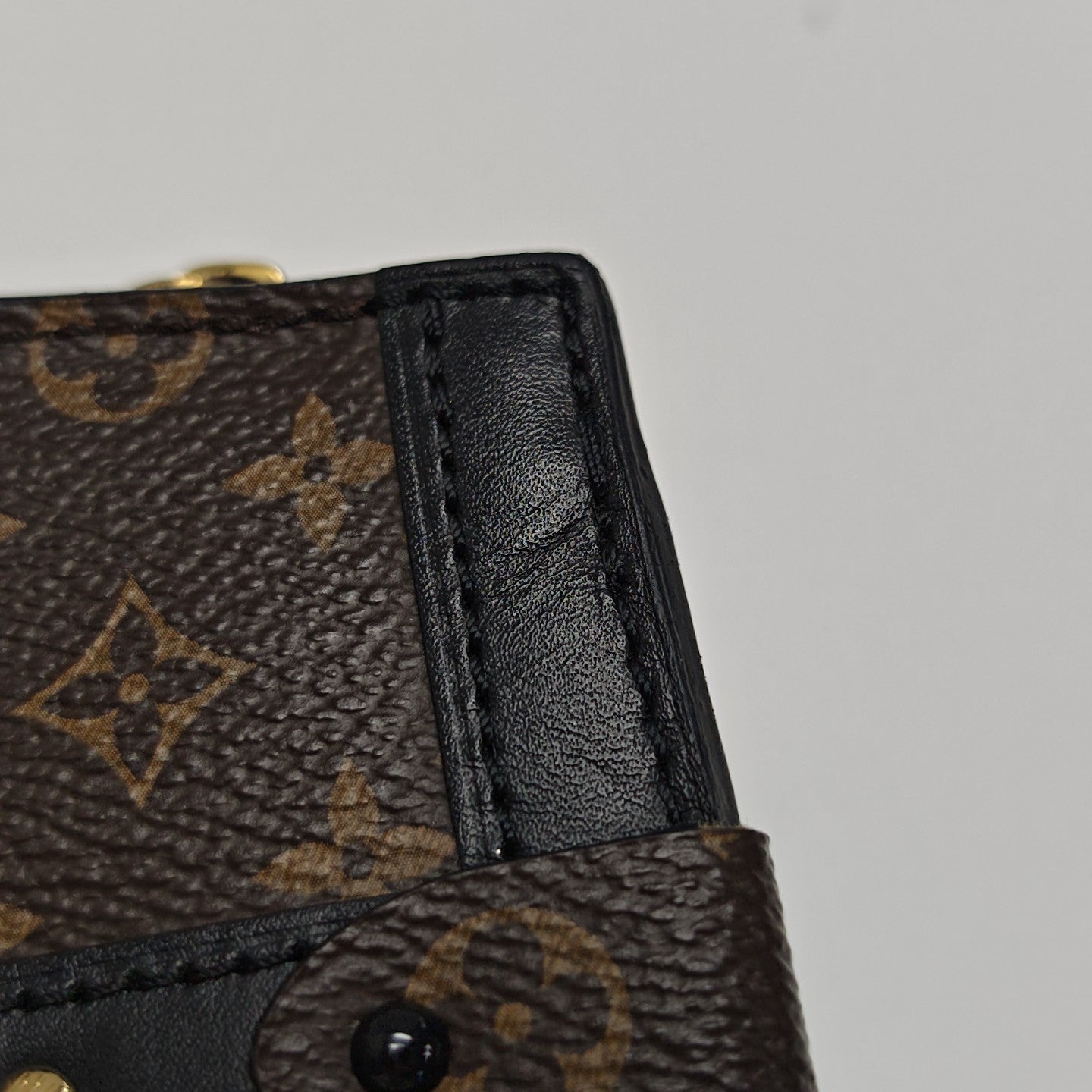 TRUNK Monogram Coated Canvas Brown