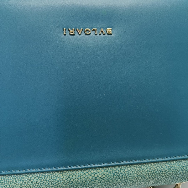 SERPENTI FOREVER Small Stingray Leather Green