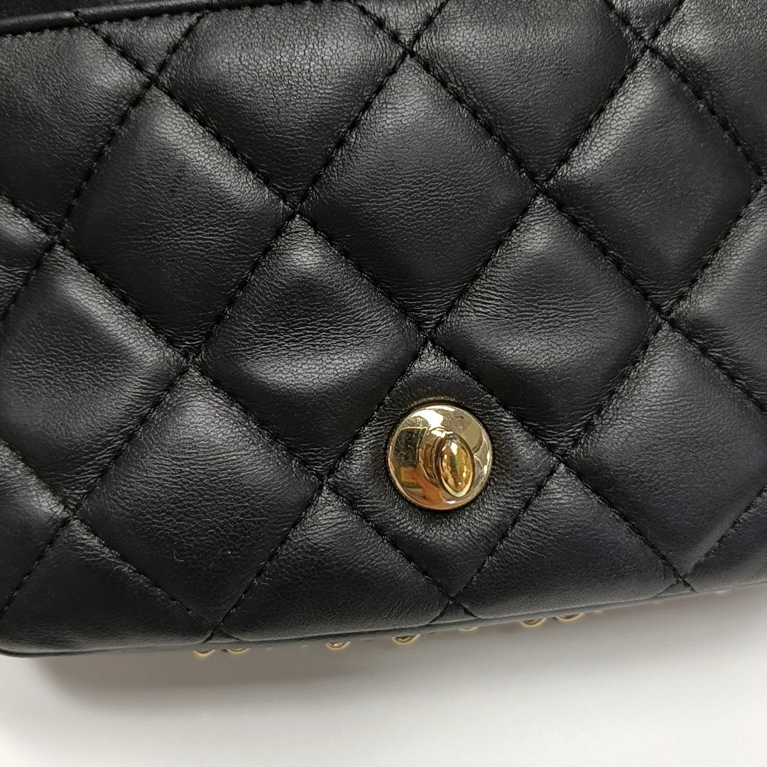 CLASSIC FLAP Mini Quilted Lambskin Black
