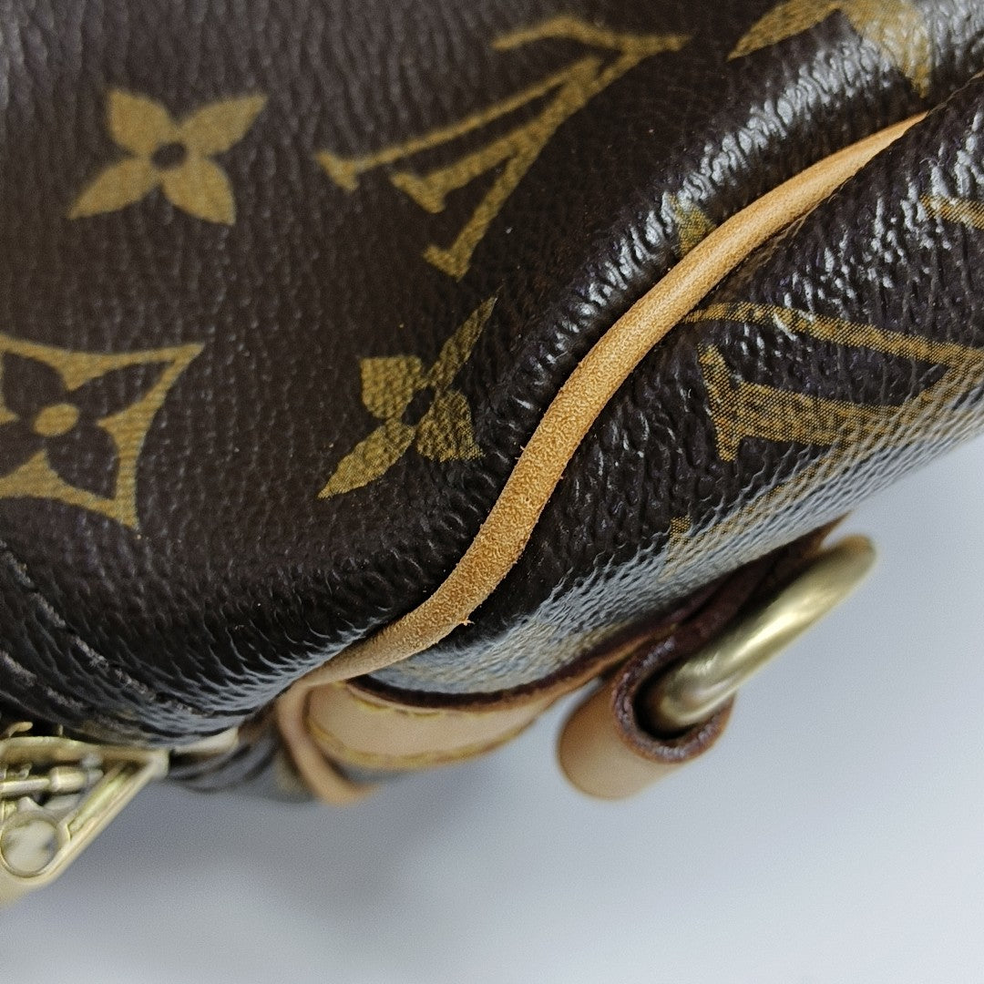 SPEEDY 30 Monogram Coated Canvas Brown