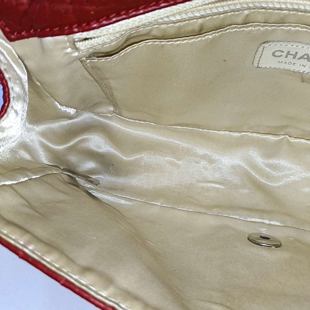 Quilted Calfskin Red