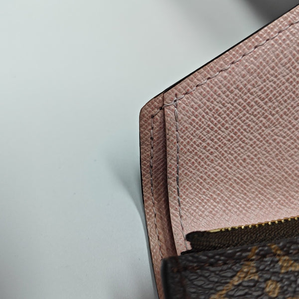 VICTORINE Monogram Coated Canvas Brown Wallet
