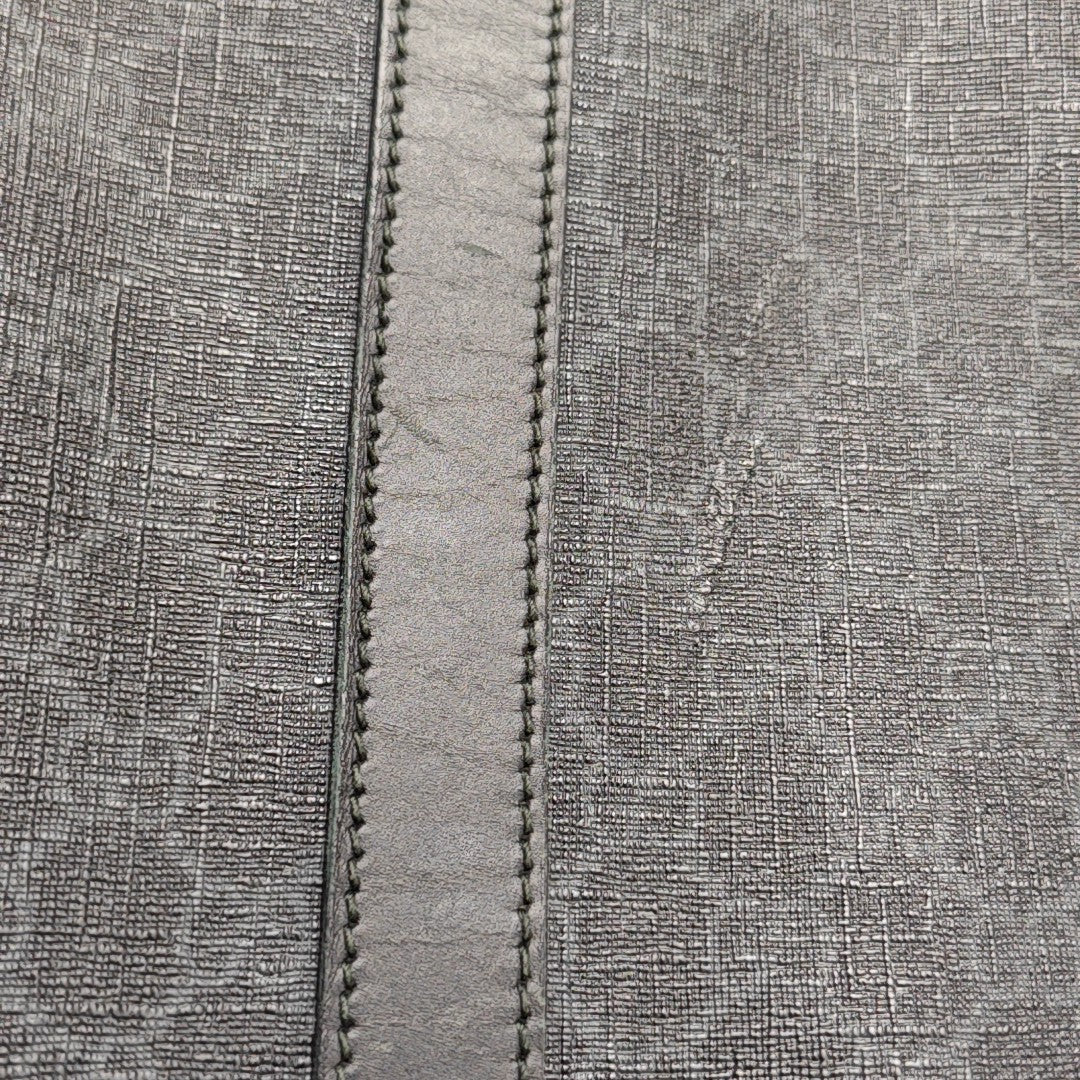 Monogram Coated Canvas Top Handle Bag Black