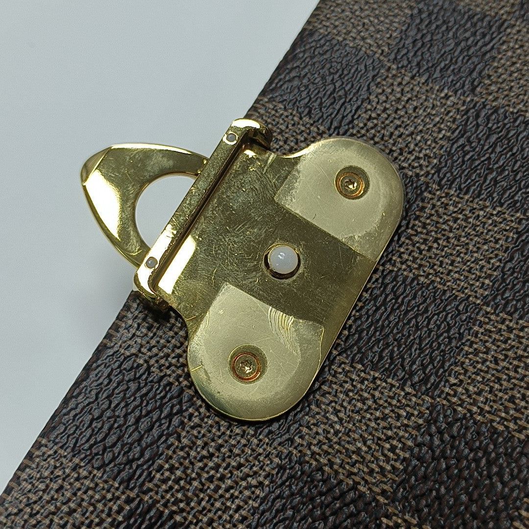 VAVIN PM Damier Ebene Coated Canvas Brown