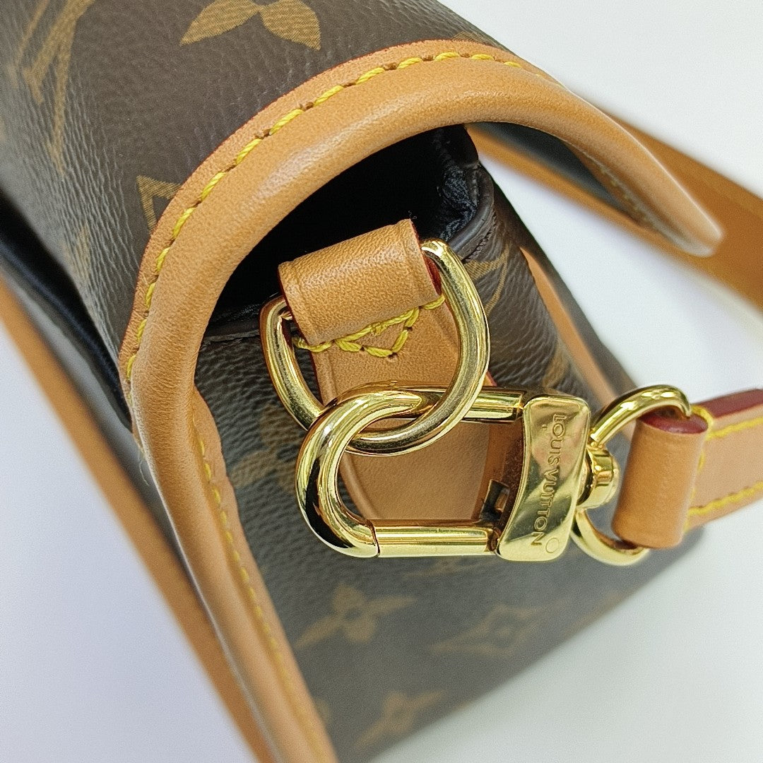 DIANE Monogram Coated Canvas Brown