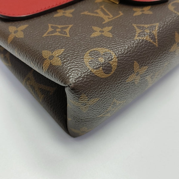 LOCKY BB Monogram Coated Canvas Red