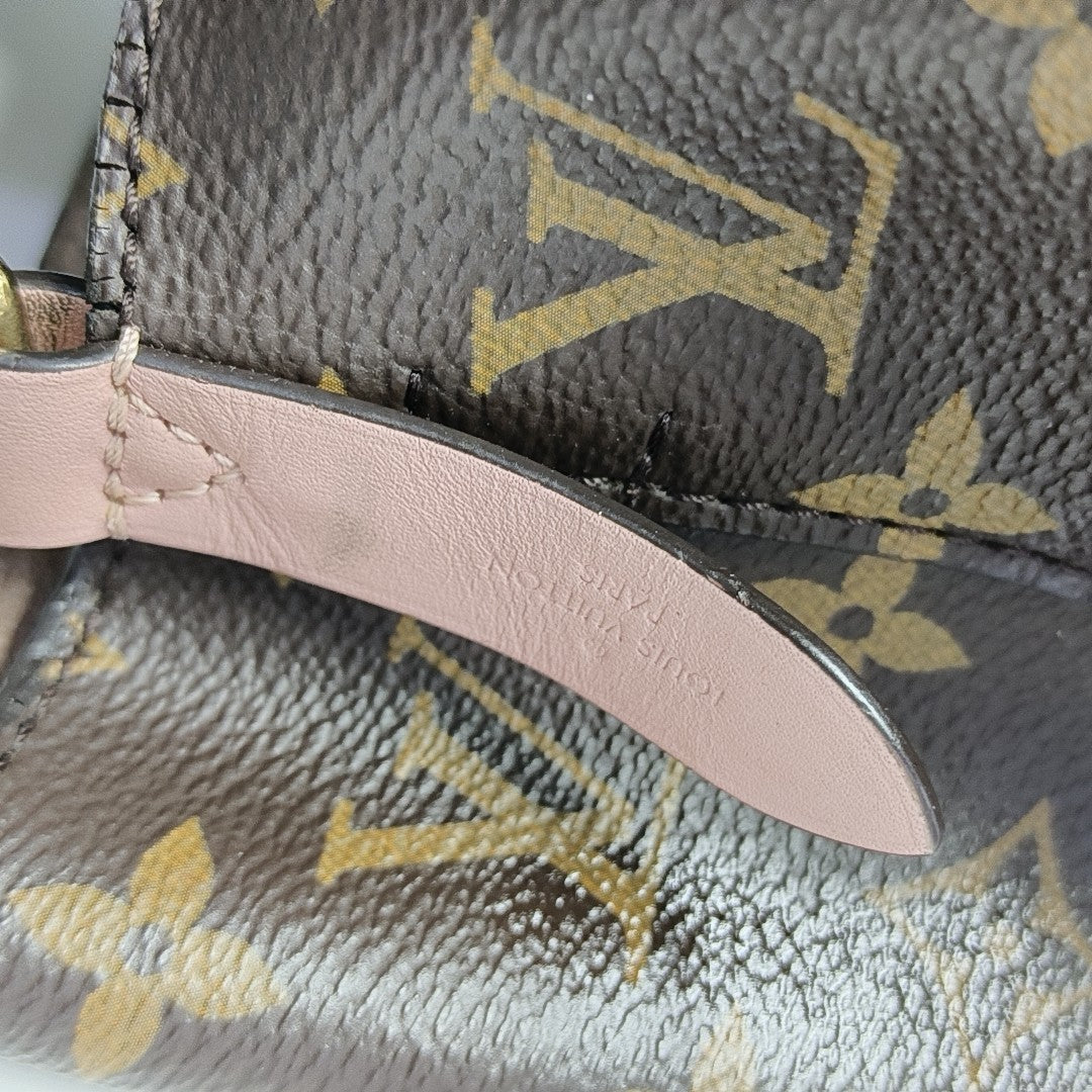 NÉONOÉ MM Monogram Coated Canvas Brown