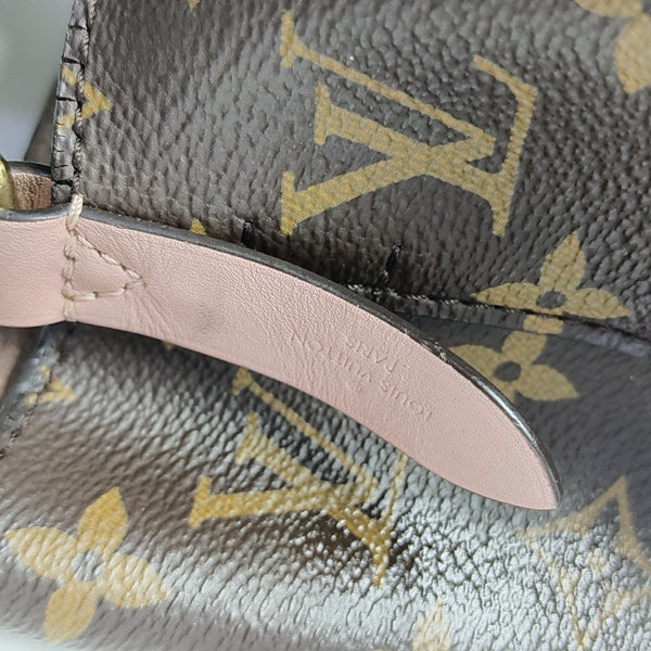 NÉONOÉ MM Monogram Coated Canvas Brown