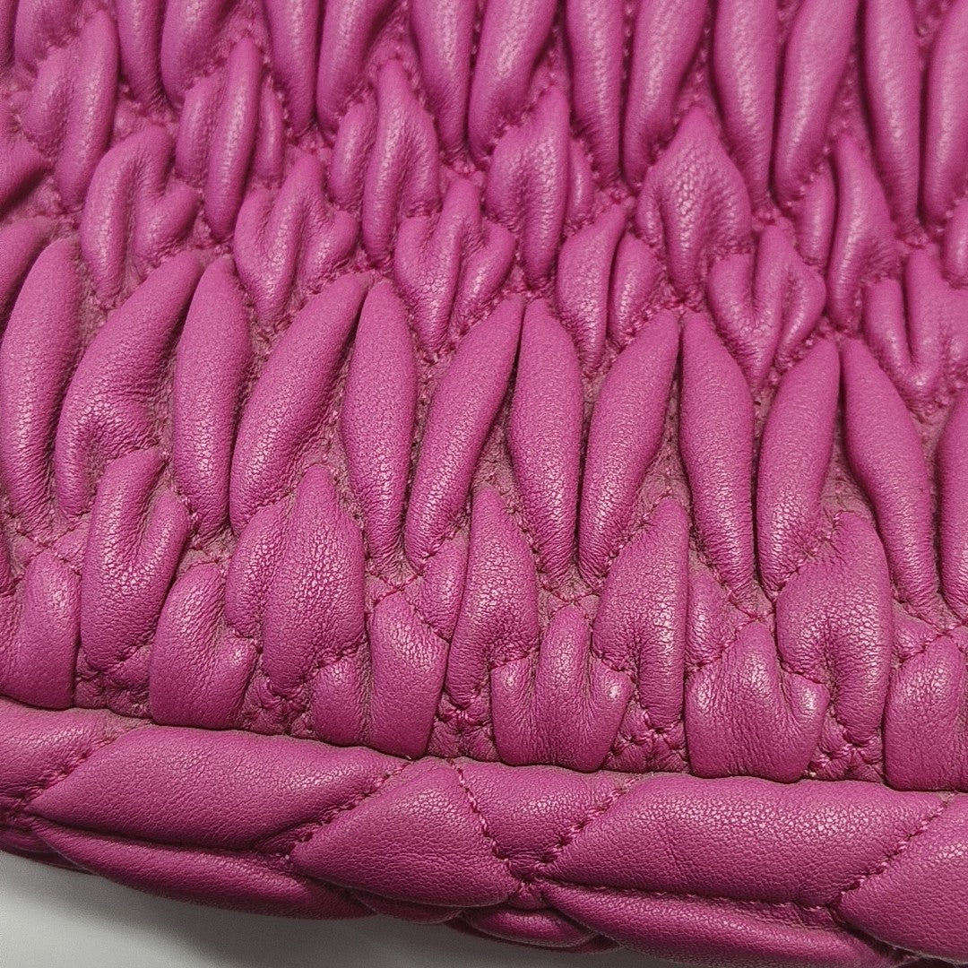 Crystal Quilted Lambskin Red