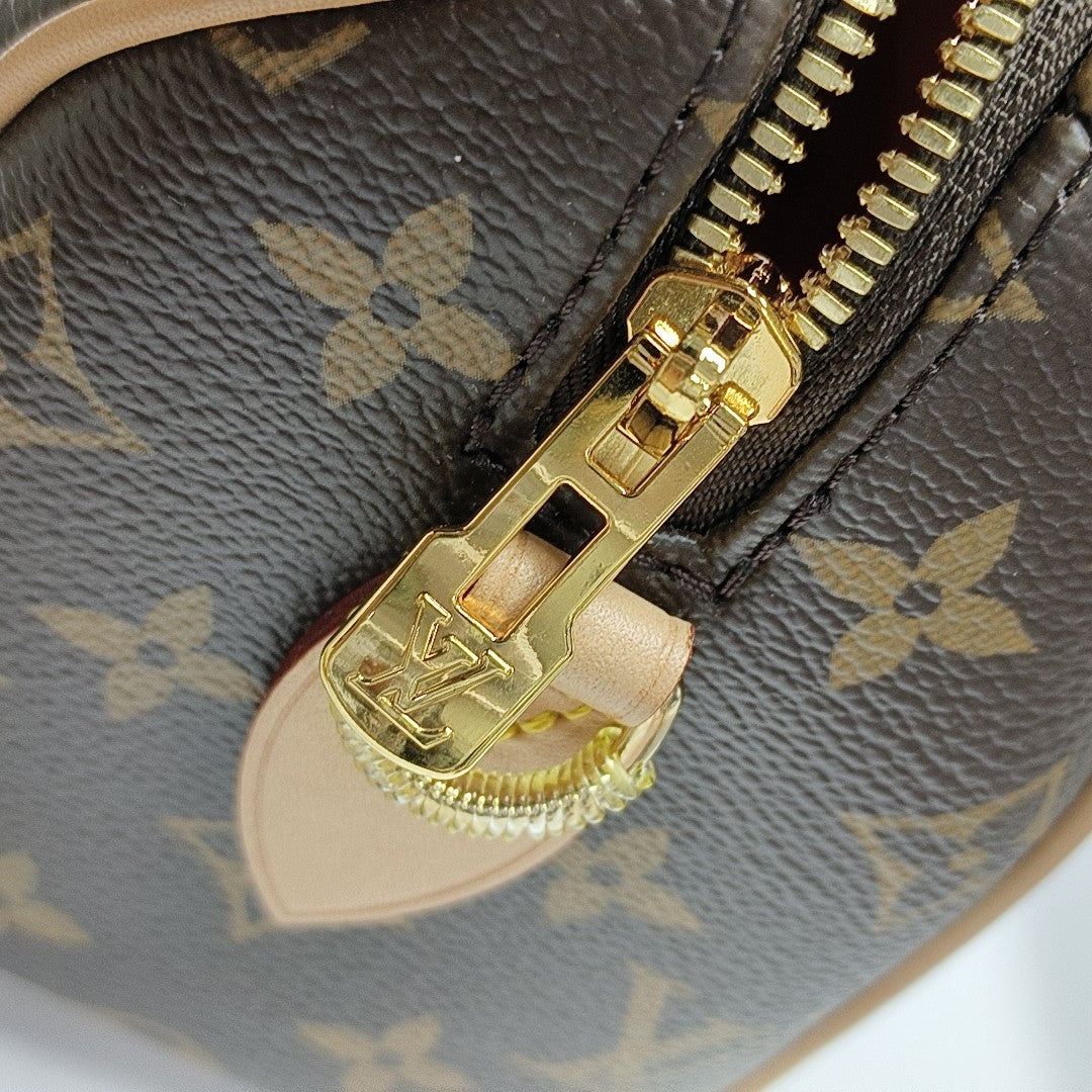 SPEEDY 20 Monogram Coated Canvas Brown