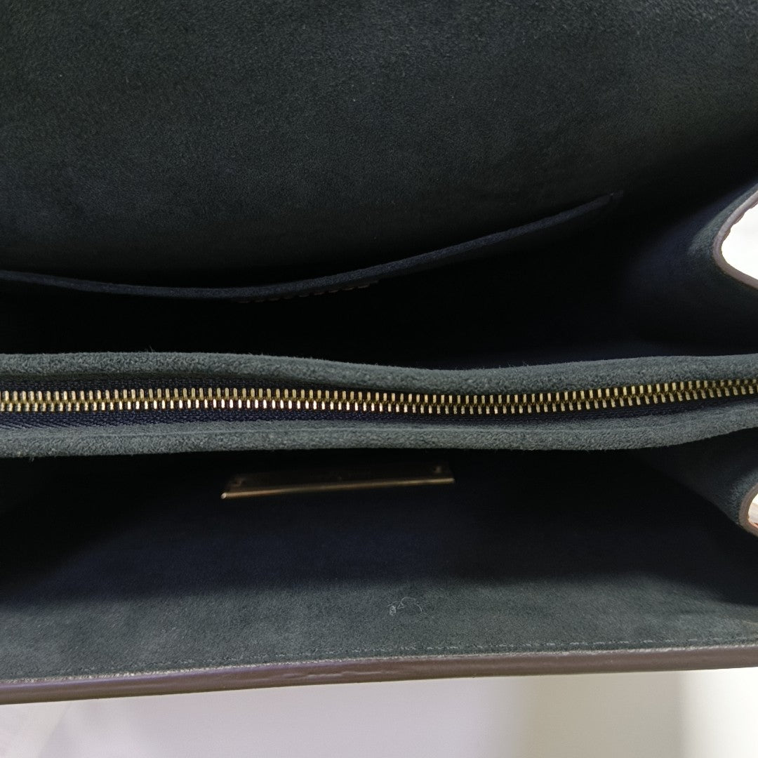 DAUPHINE MM Monogram Coated Canvas Brown