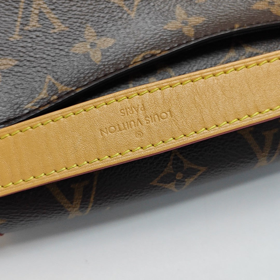 DIANE Monogram Coated Canvas Brown
