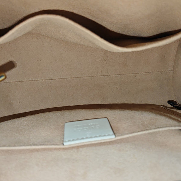 Padlock Small Monogram Coated Canvas Beige