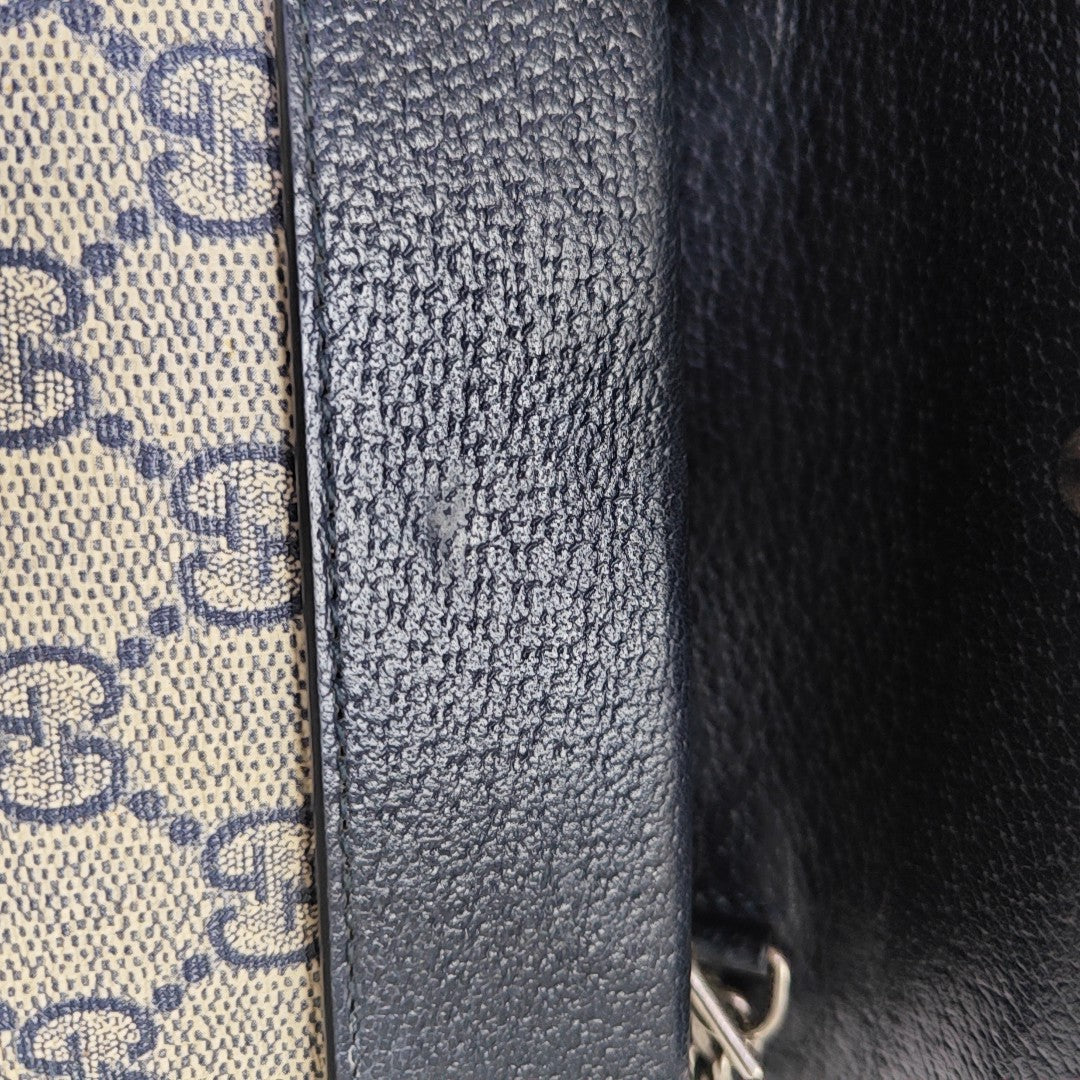 Dionysus Super Mini Monogram Coated Canvas Beige
