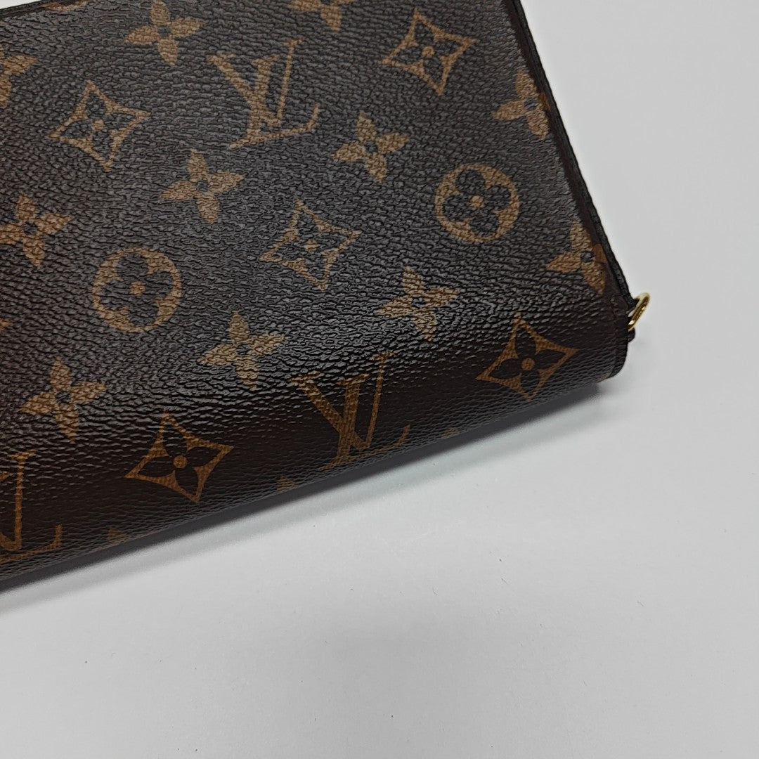 FÉLICIE Monogram Coated Canvas Brown