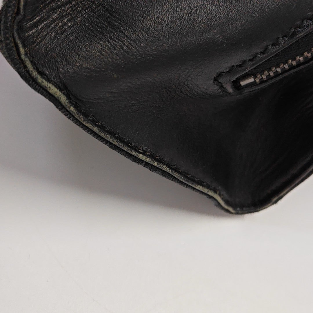 Monogram Canvas Tote Bag Black