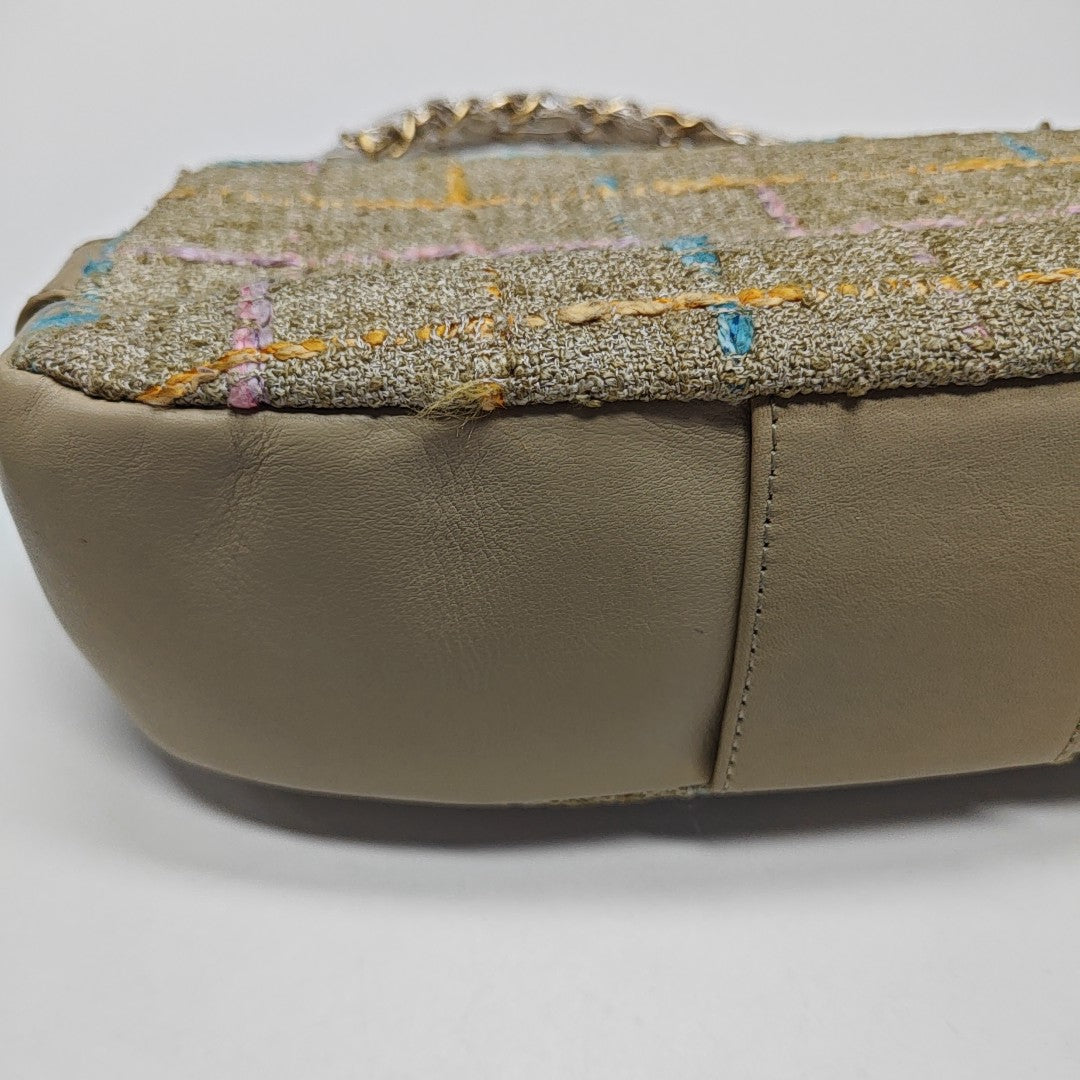 Wool Shoulder Bag Beige
