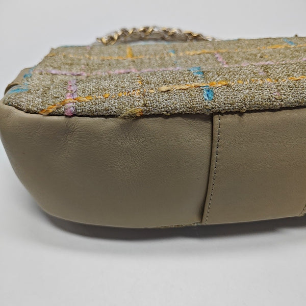 Wool Shoulder Bag Beige