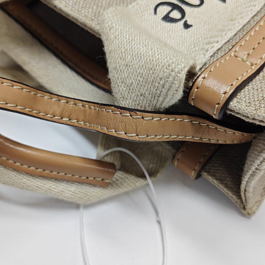 Woody Mini Fabric Beige
