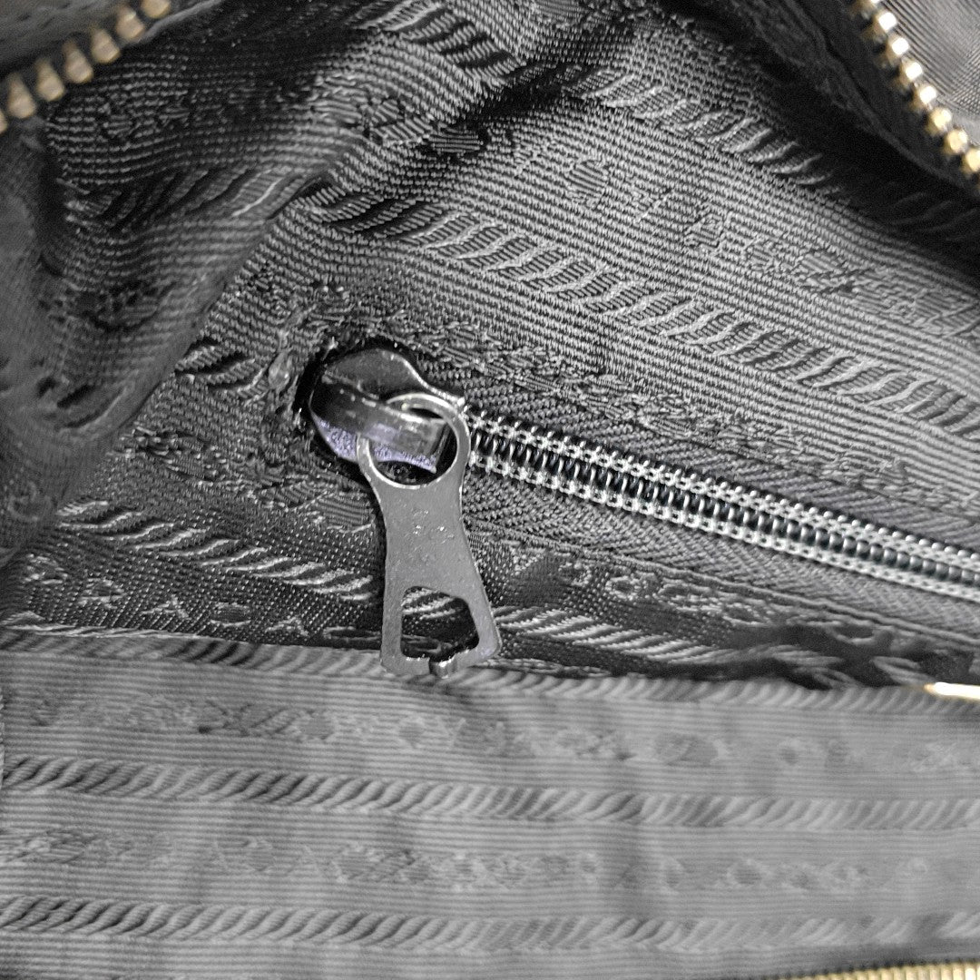 Nylon Shoulder Bag Black