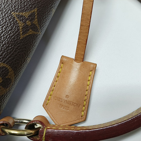CLUNY PM Monogram Coated Canvas Brown