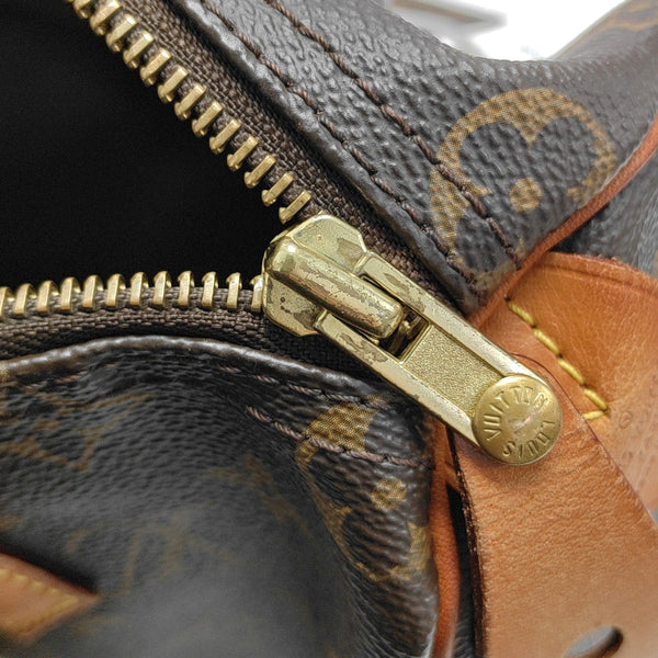 SPEEDY 25 Monogram Coated Canvas Brown
