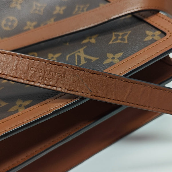 DAUPHINE MM Monogram Coated Canvas Brown