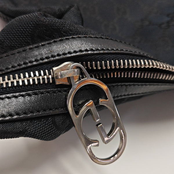 Monogram Canvas Top Handle Bag Black