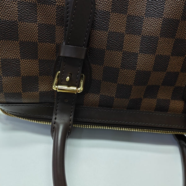 BERKELEY Damier Ebene Coated Canvas Brown
