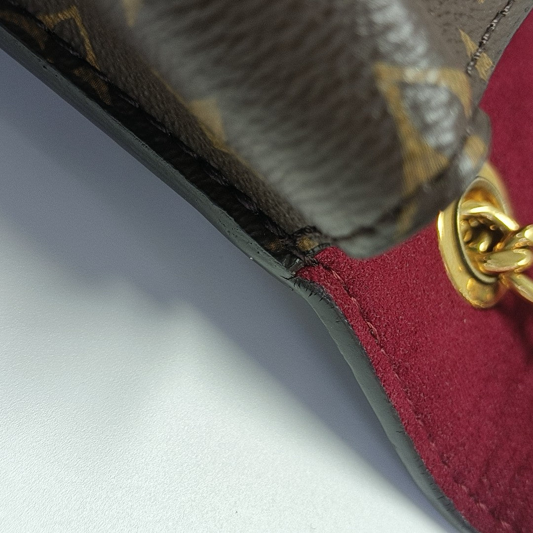 PASSY Monogram Coated Canvas Brown