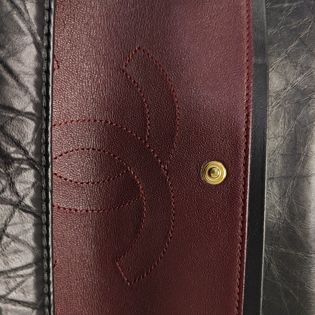 2.55 225 (small) Quilted Calfskin Black
