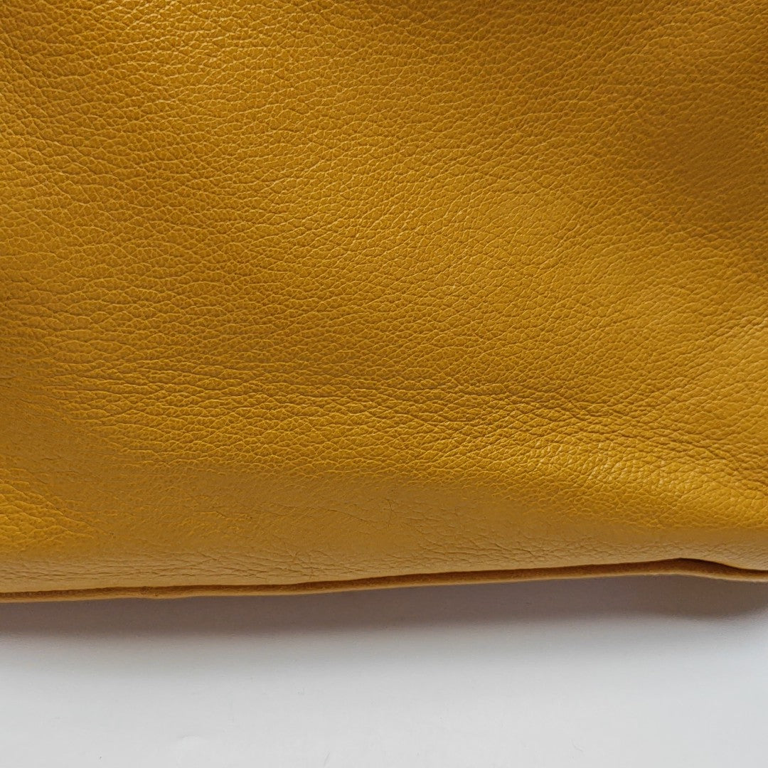 Calfskin Tote Bag Yellow