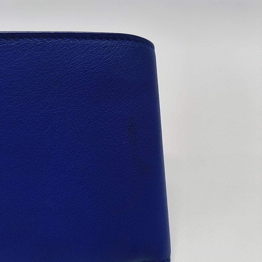 Calfskin Wallet Blue