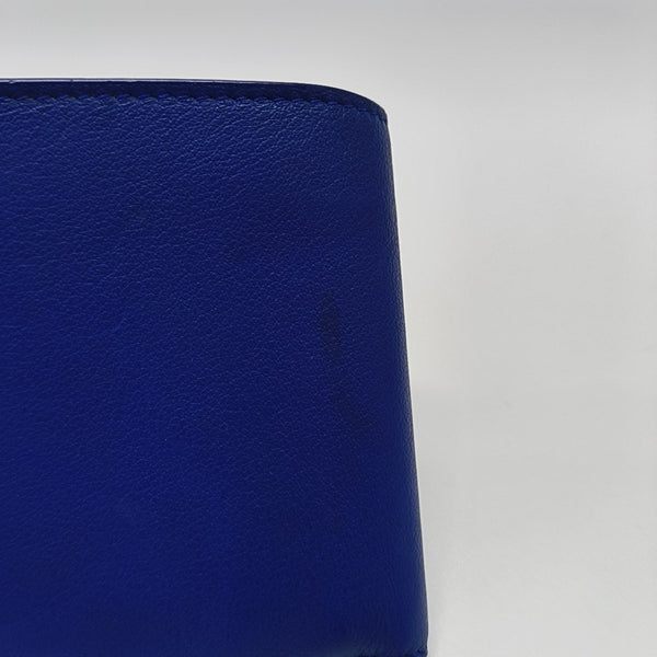 Calfskin Wallet Blue