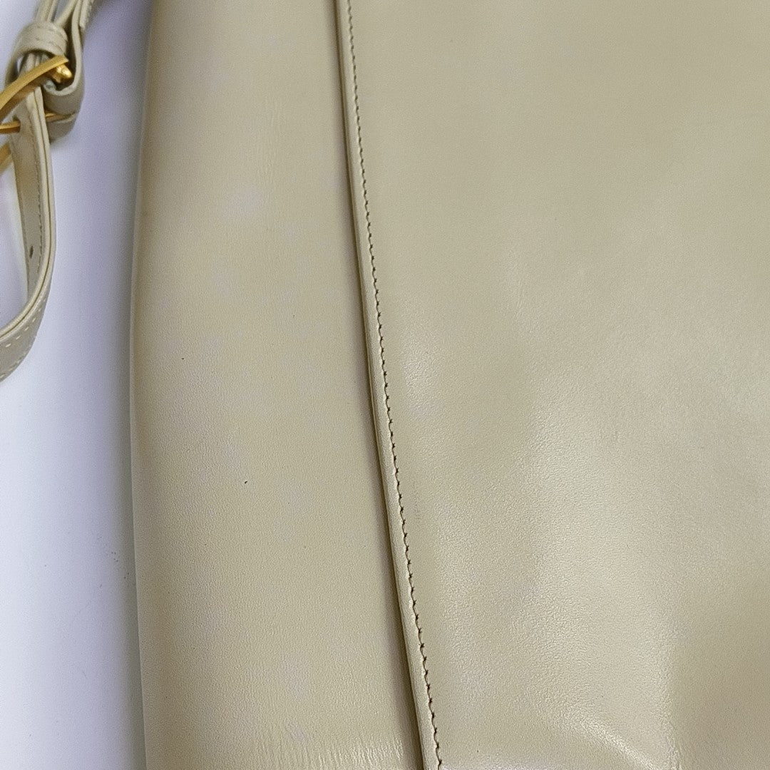 Calfskin Top Handle Bag Beige