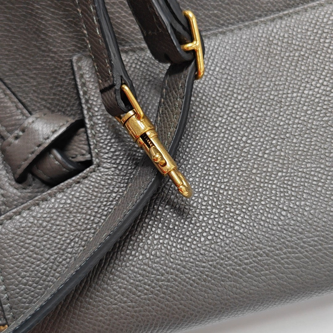 BELT Nano Calfskin Gray