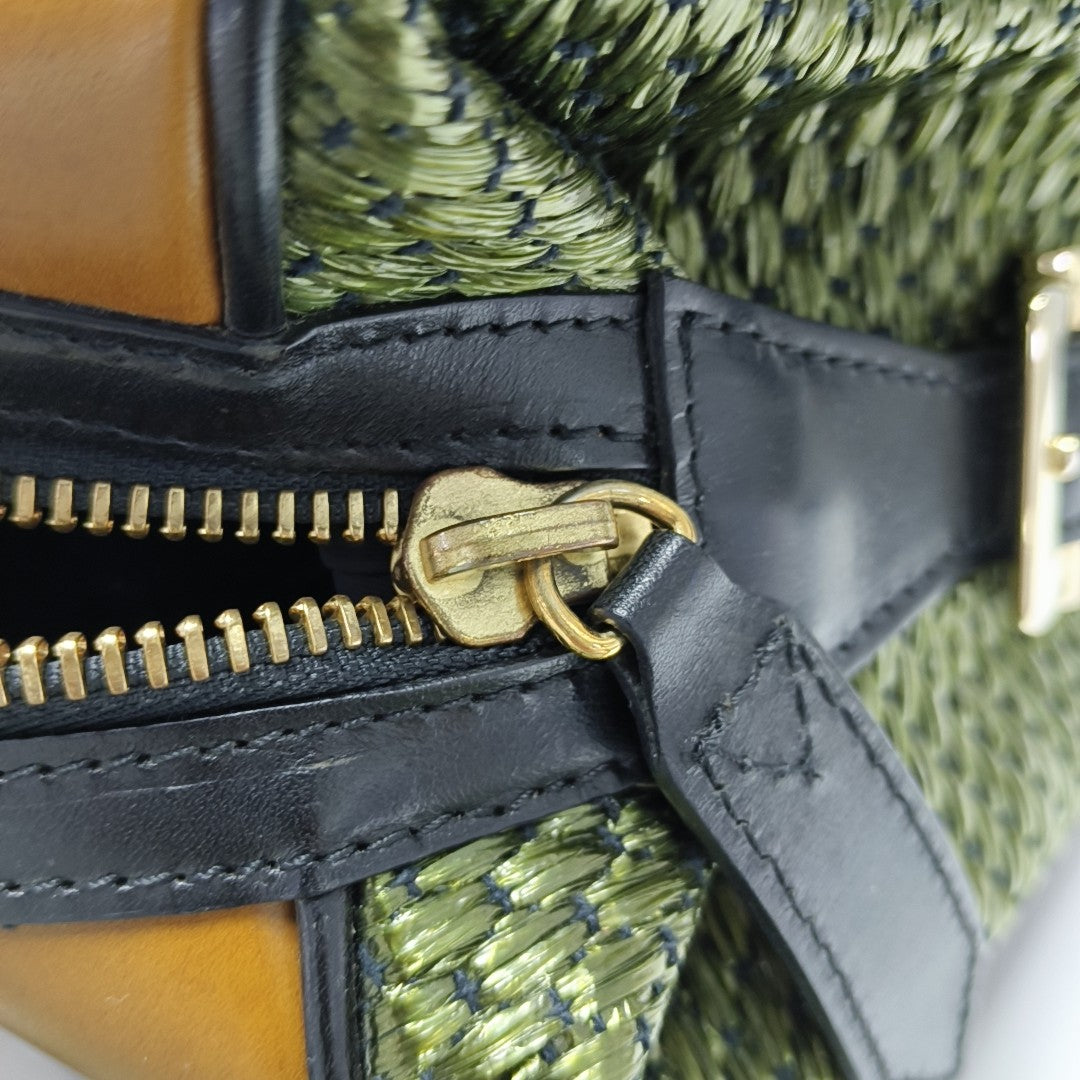 Calfskin Shoulder Bag Multicolor