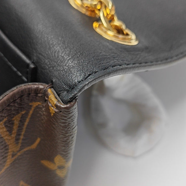 MARCEAU Monogram Coated Canvas Brown