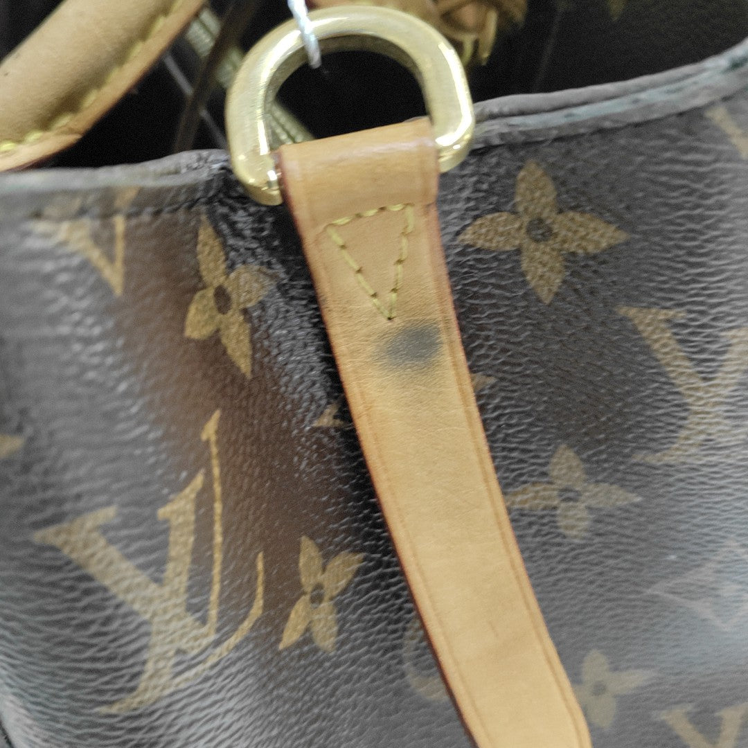 MONTAIGNE Monogram Coated Canvas Brown