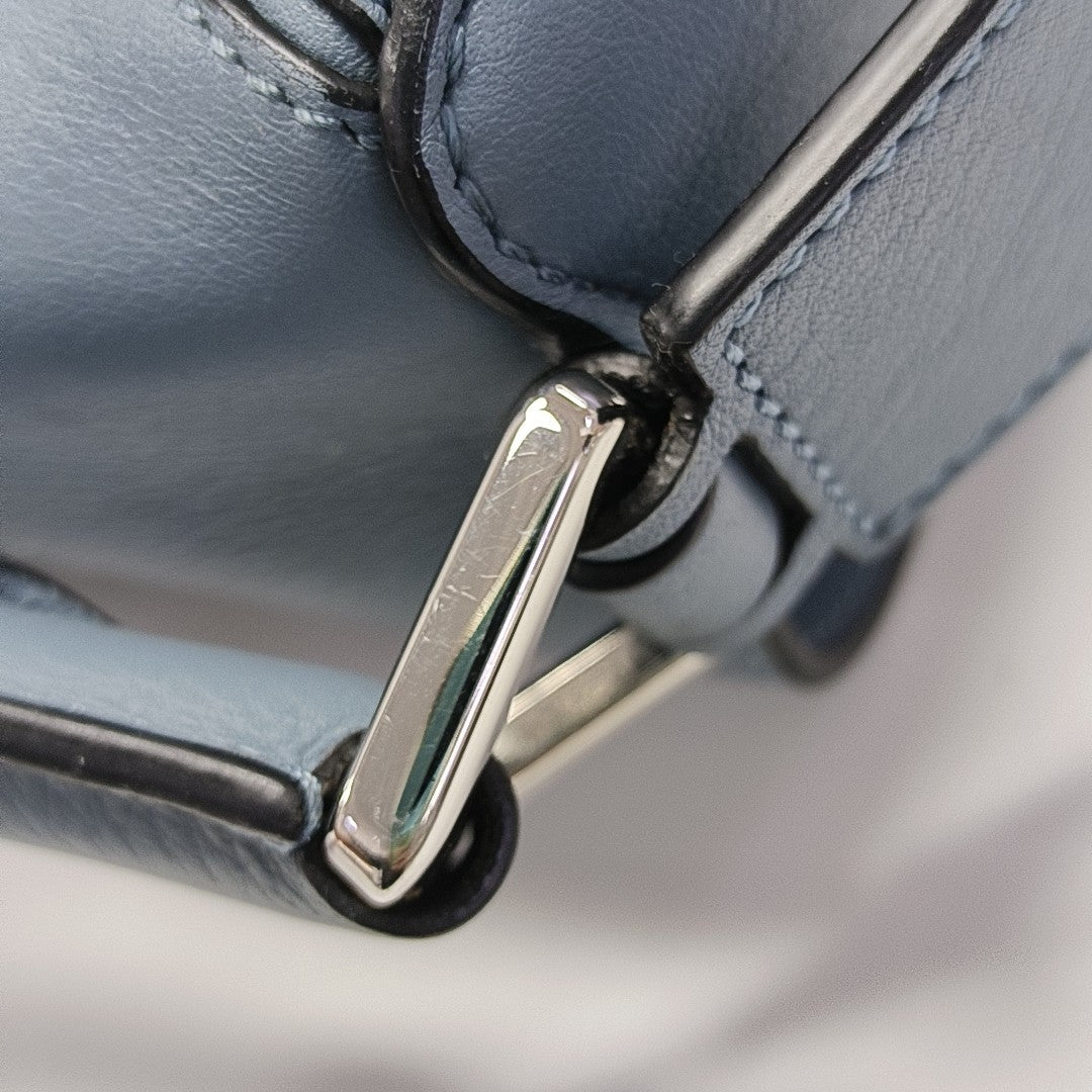 Puzzle Small Calfskin Blue
