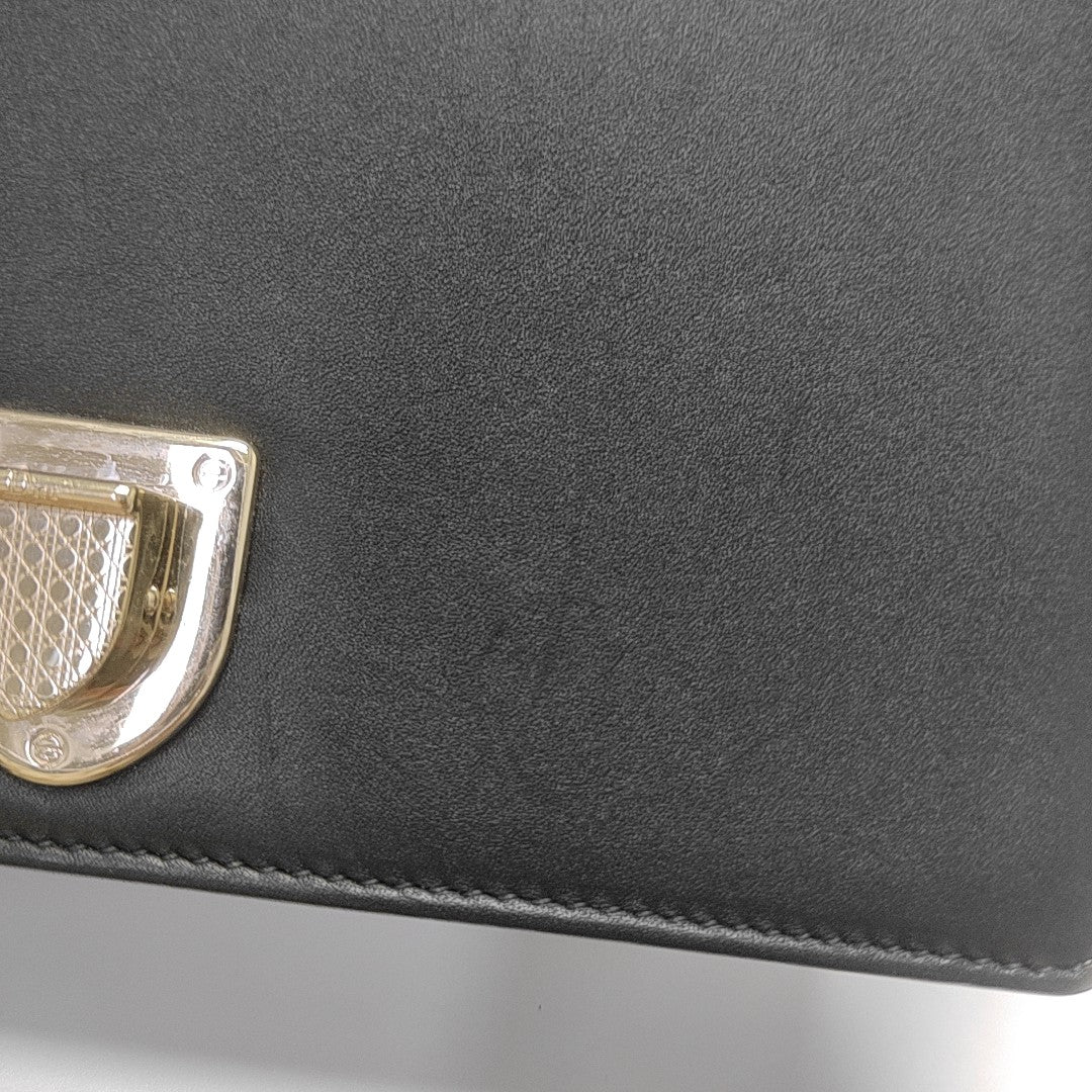 Diorama Small Lambskin Black