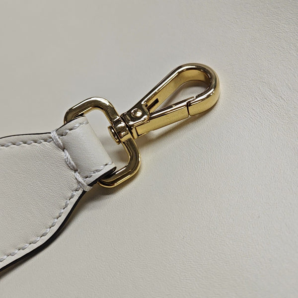 Sunshine Medium Calfskin White