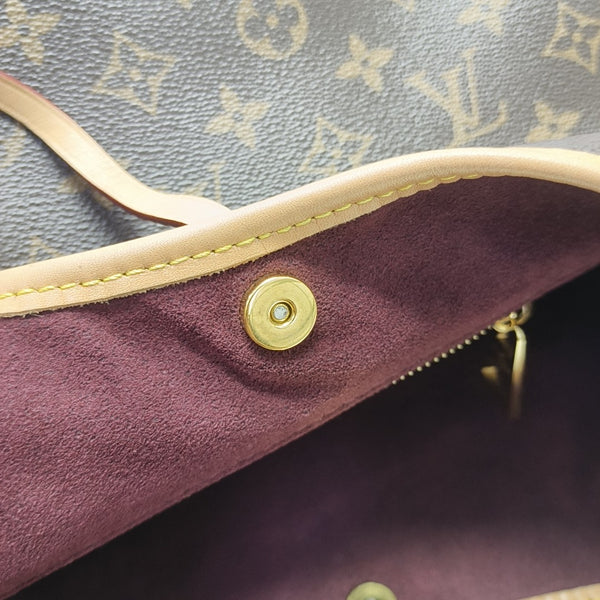 CARRYALL PM Monogram Coated Canvas Brown