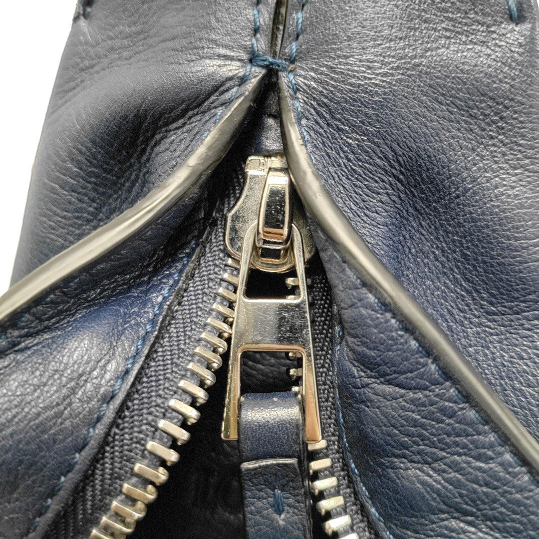 Anton Small Calfskin Blue