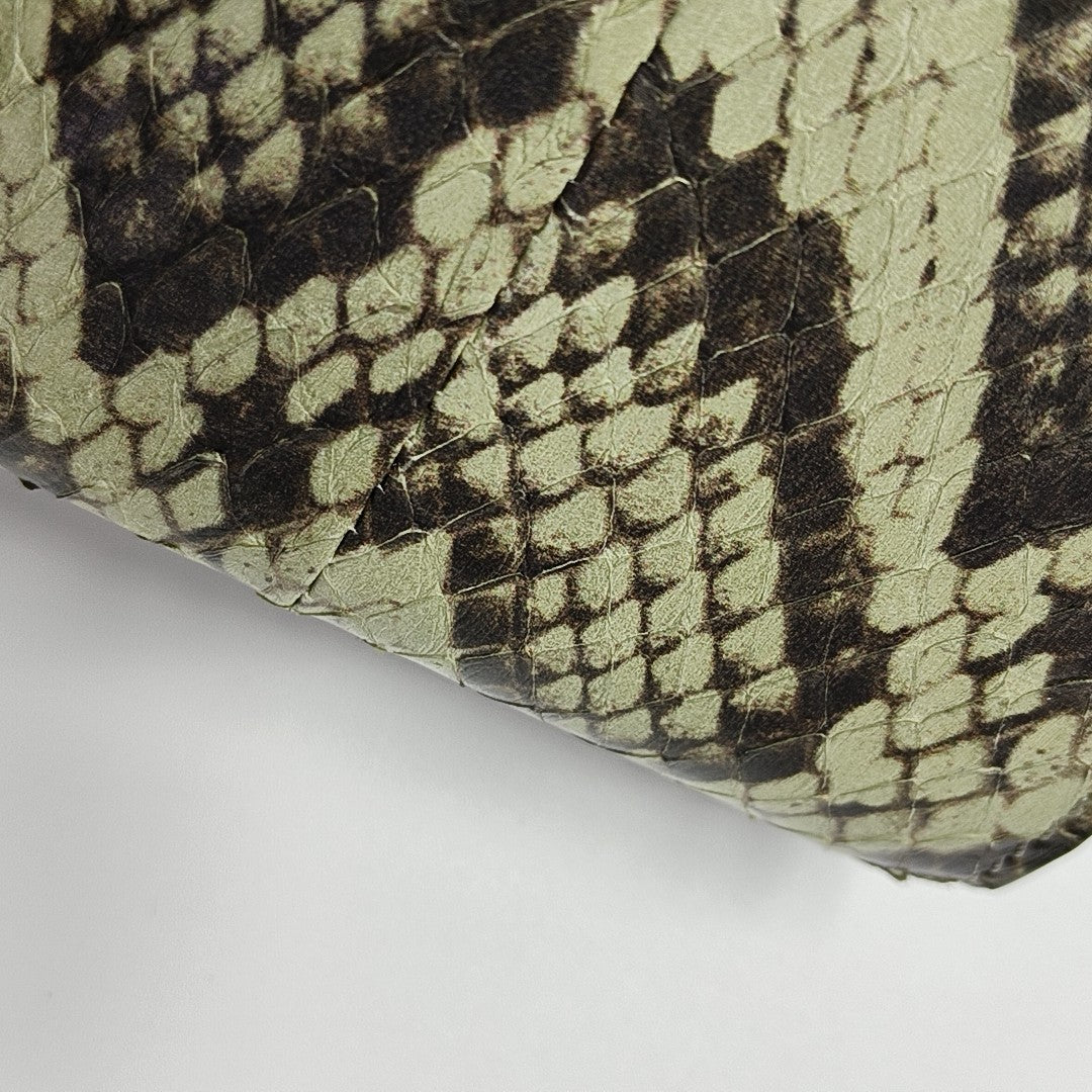Python Wallet Green