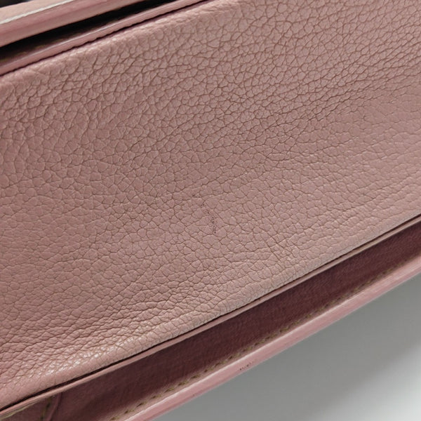 Calfskin Shoulder Bag Pink