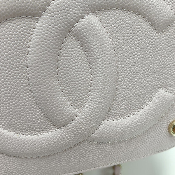TRENDY CC Quilted Grained Calfskin Pink