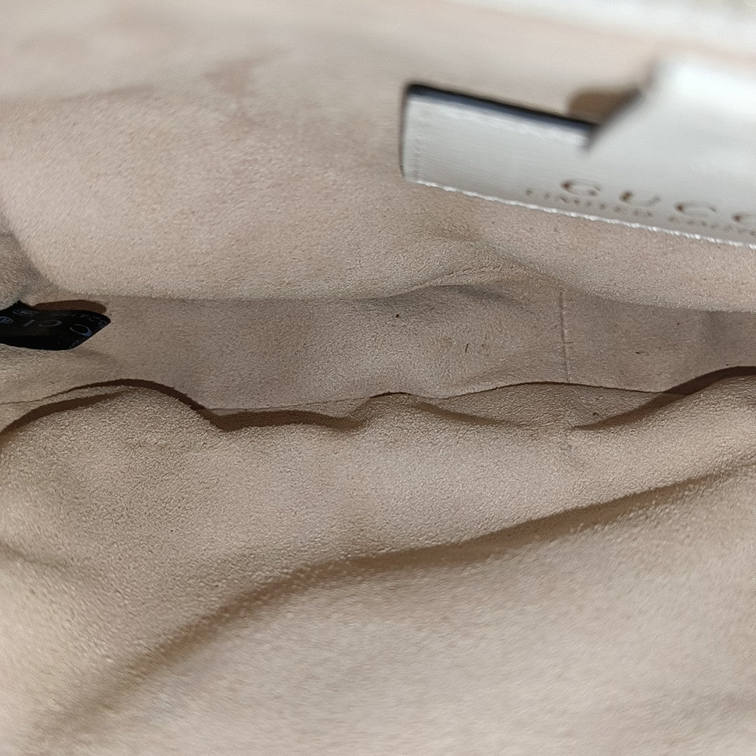 Horsebit 1955 Small Python White