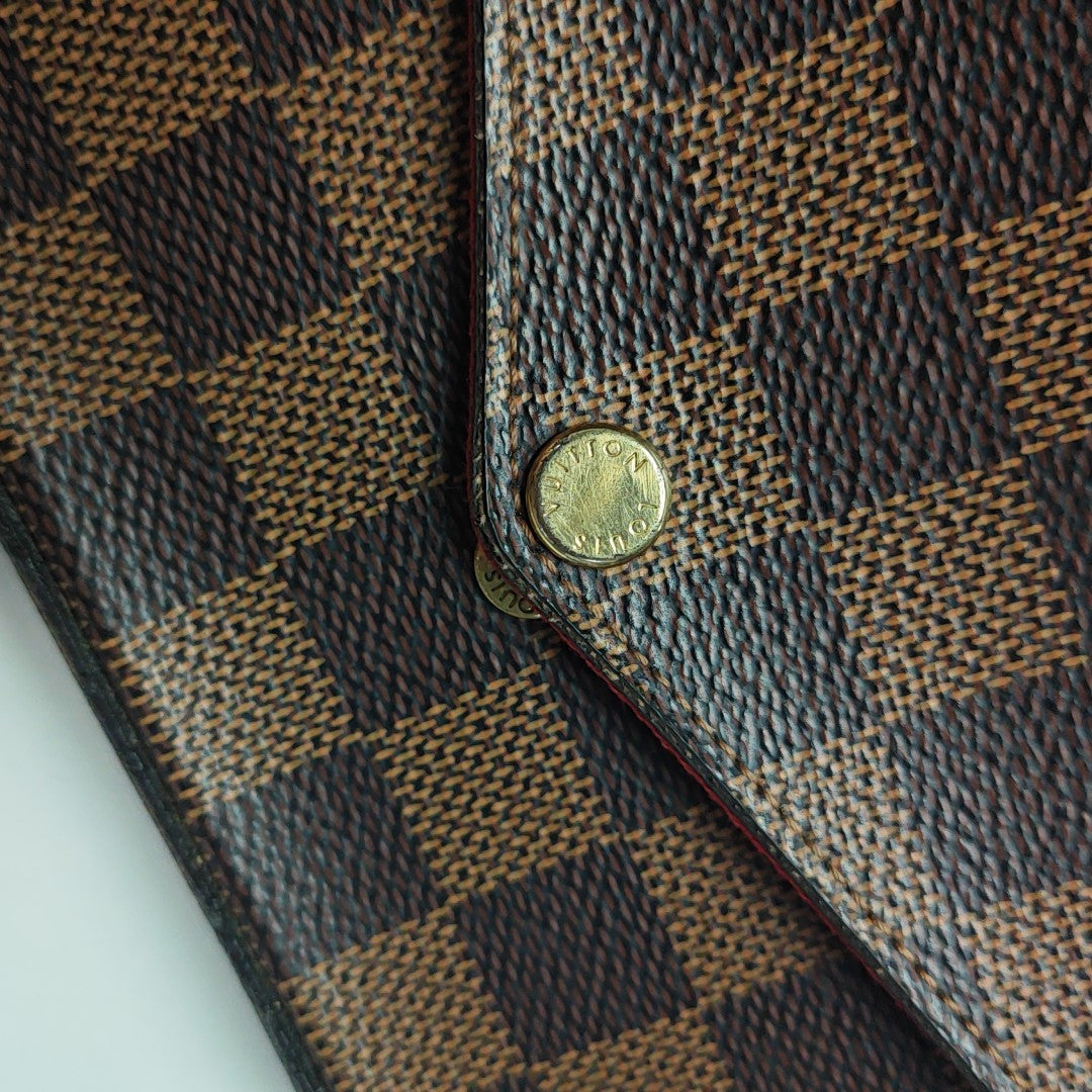 FÉLICIE Damier Ebene Coated Canvas Brown