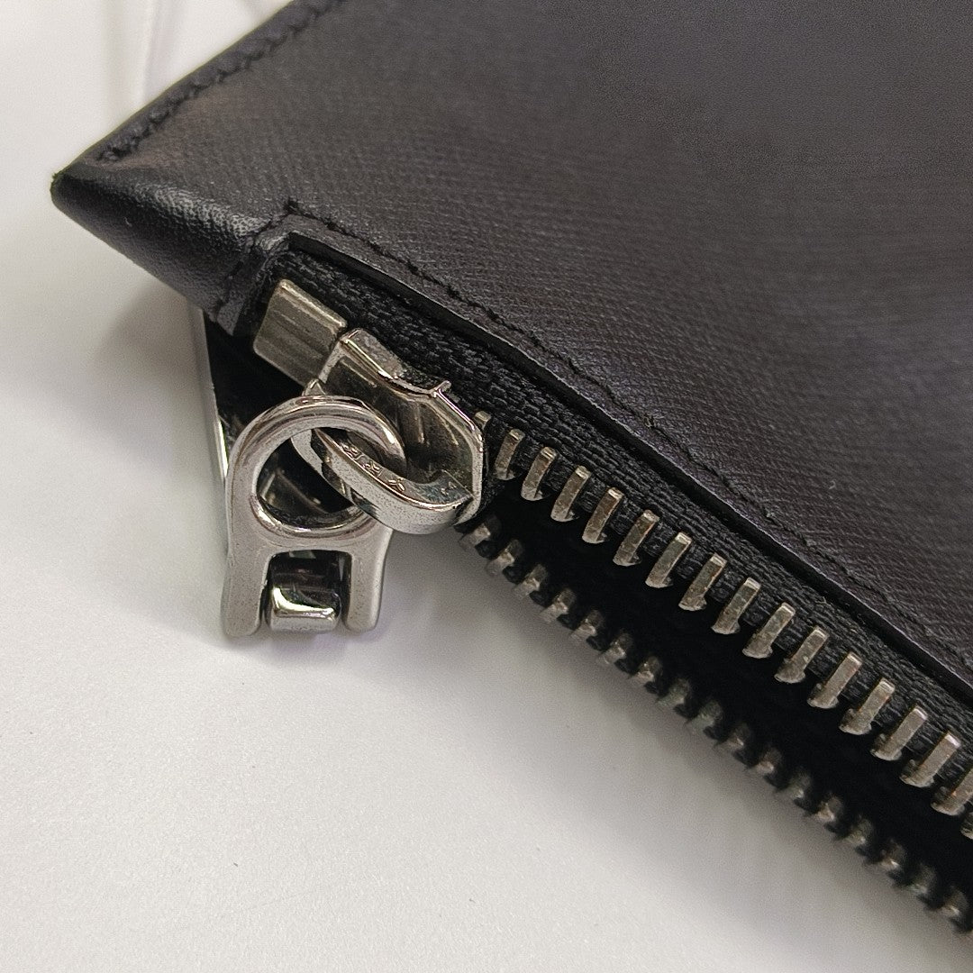 Calfskin Clutch Black